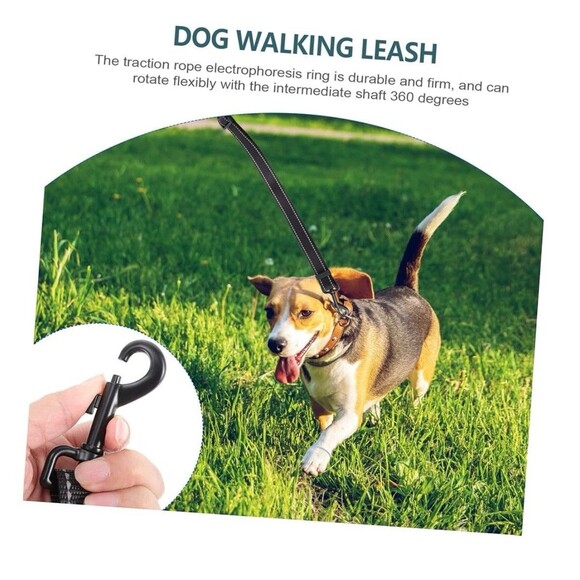 Double-Ended Dog Leash 2 Dogs Walking Extendable Professional Training Nylon Pet - Picture 6 of 6